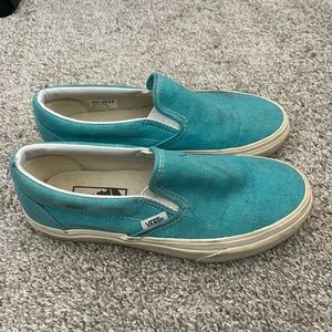 Turquoise Blue Vans